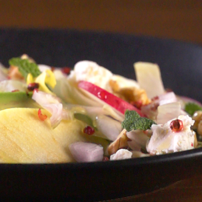 Apfel-Advocado-Salat
