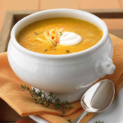 Apfel-Curry-Suppe