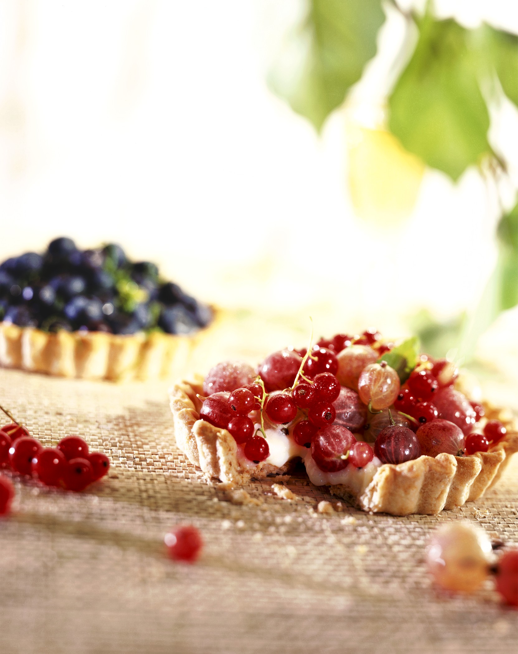 Beerentarteletts mit Stachel-, Johannis- & Blaubeeren