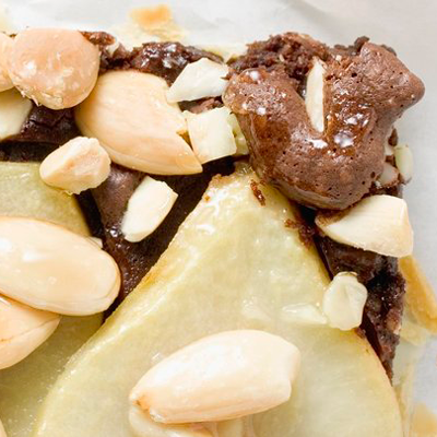 Birnen-Schoko-Kuchen-mit-Mandeln