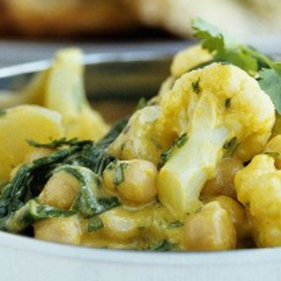 Blumenkohl-Kichererbsen-Curry