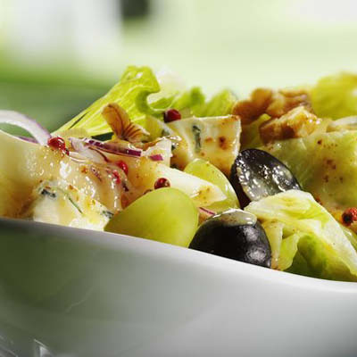 Eisbergsalat-mit-Trauben