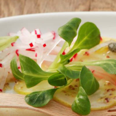 Feldsalat-mit-Birnen-Carpaccio