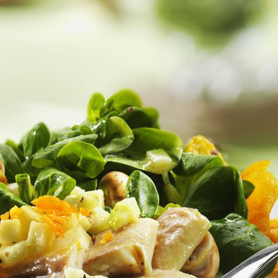 Feldsalat-mit-Champignons