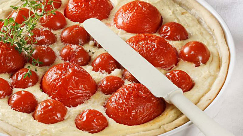 Ricottakuchen-mit-Tomaten-und-Thymian