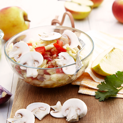 Ziegenfrischkaese-mit-Fenchelsalat