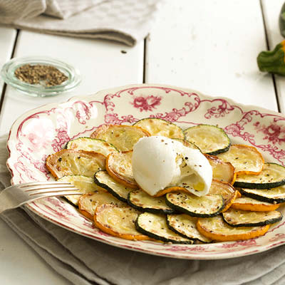 Zuccinicarpaccio-mit-Babymozzarella