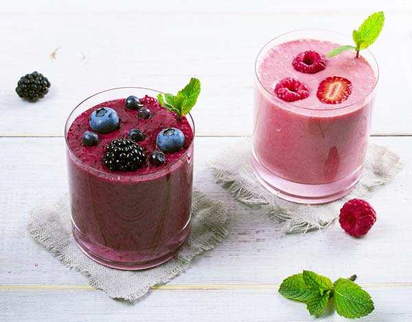 Beeren-Smothies