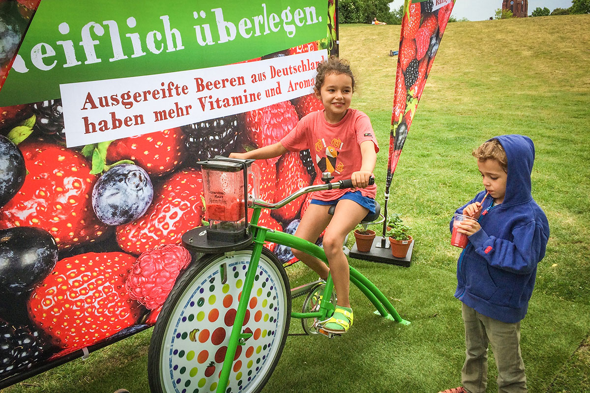BVEO Beeren-Smoothie-Bike-Tour 2017