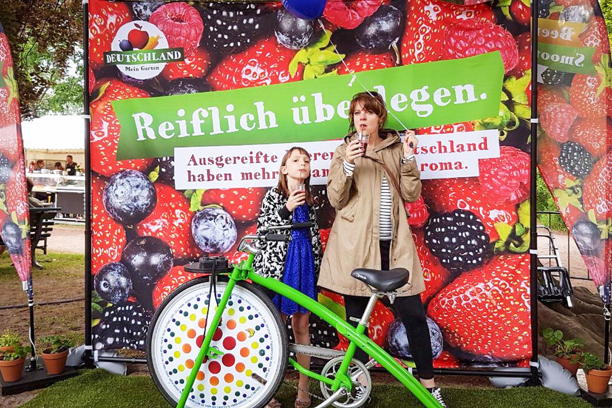 BVEO Beeren-Smoothie-Bike-Tour 2017, Foto: BVEO