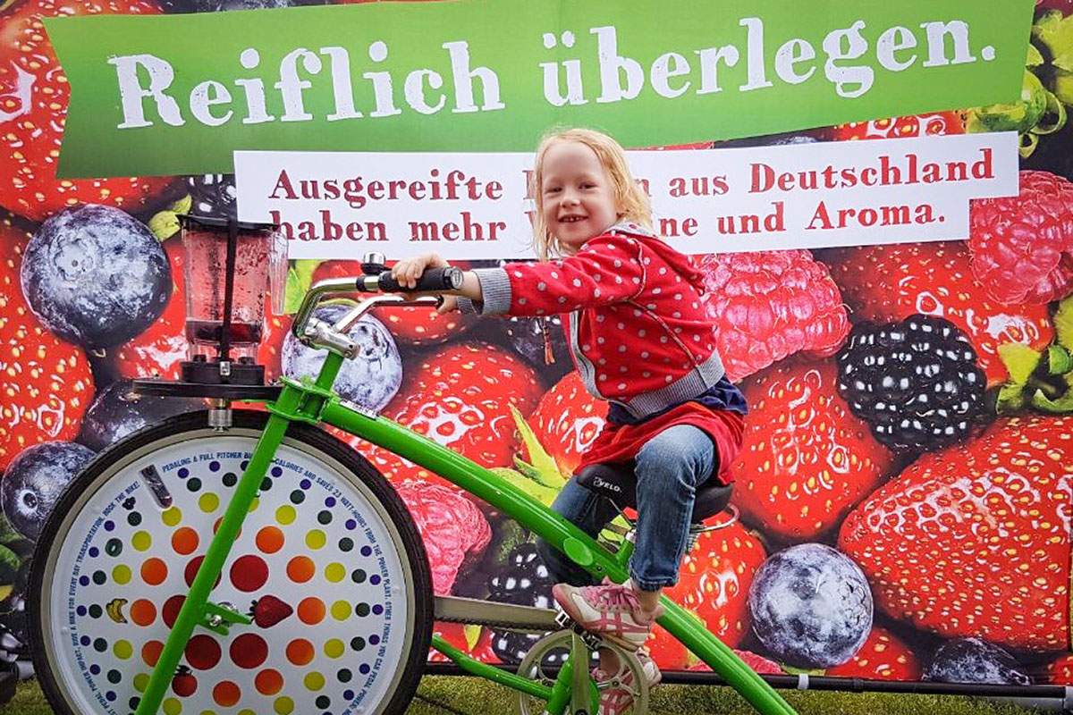 BVEO Beeren-Smoothie-Bike-Tour 2017, Foto: BVEO