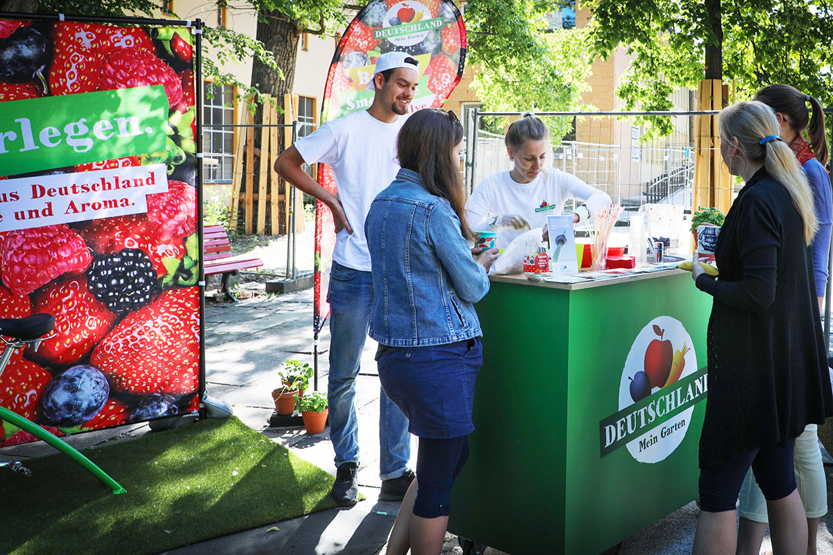 BVEO Beeren-Smoothie-Bike-Tour 2017, Foto: BVEO