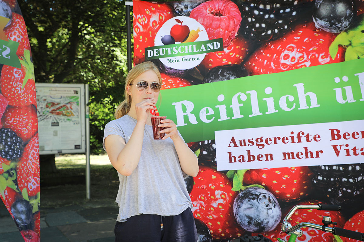 BVEO Beeren-Smoothie-Bike-Tour 2017, Foto: BVEO