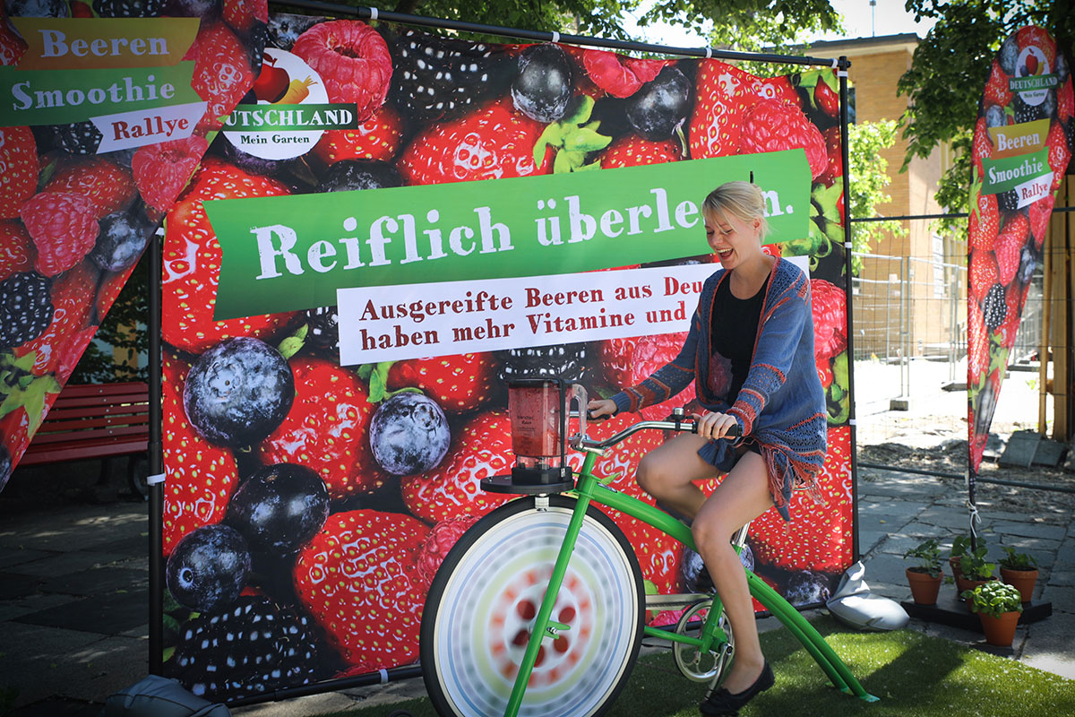 BVEO Beeren-Smoothie-Bike-Tour 2017, Foto: BVEO