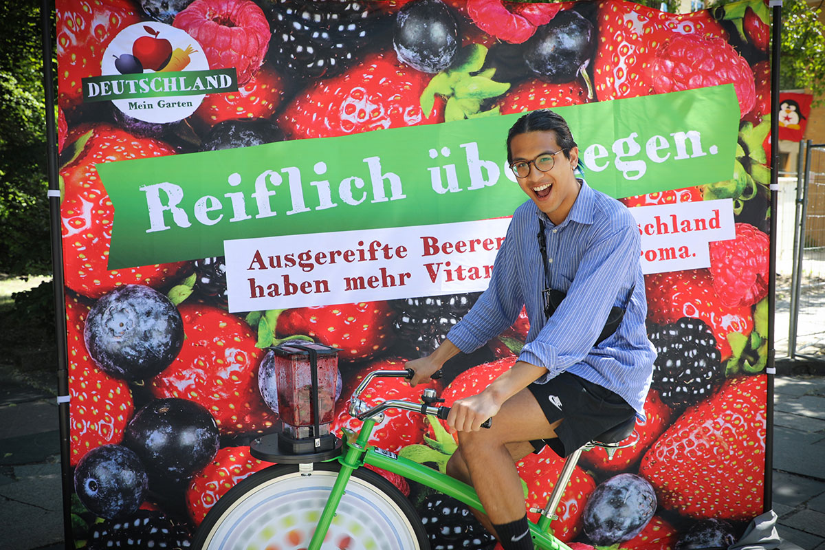 BVEO Beeren-Smoothie-Bike-Tour 2017, Foto: BVEO
