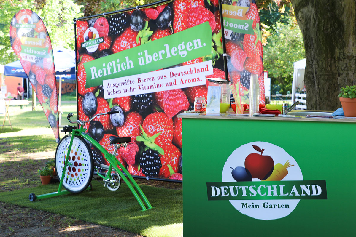 BVEO Beeren-Smoothie-Bike-Tour 2017, Foto: BVEO
