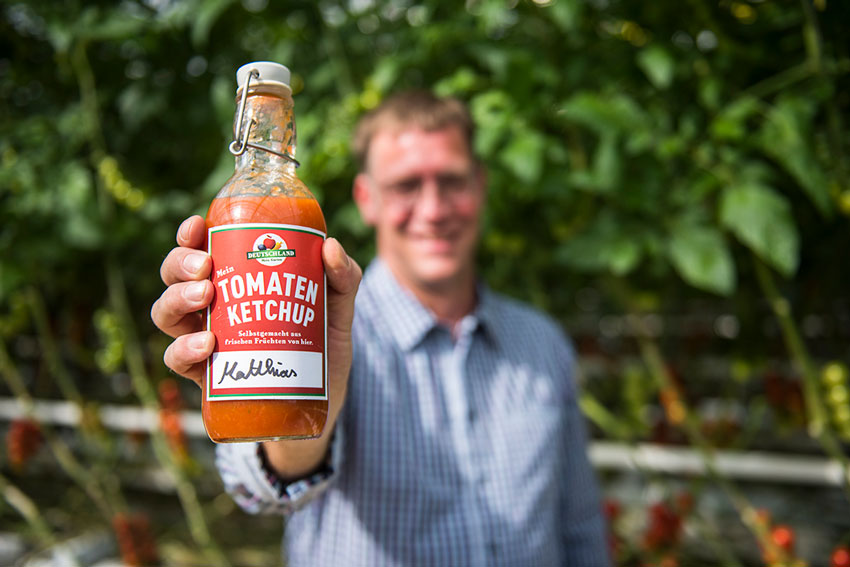 Frischer Tomaten-Ketchup