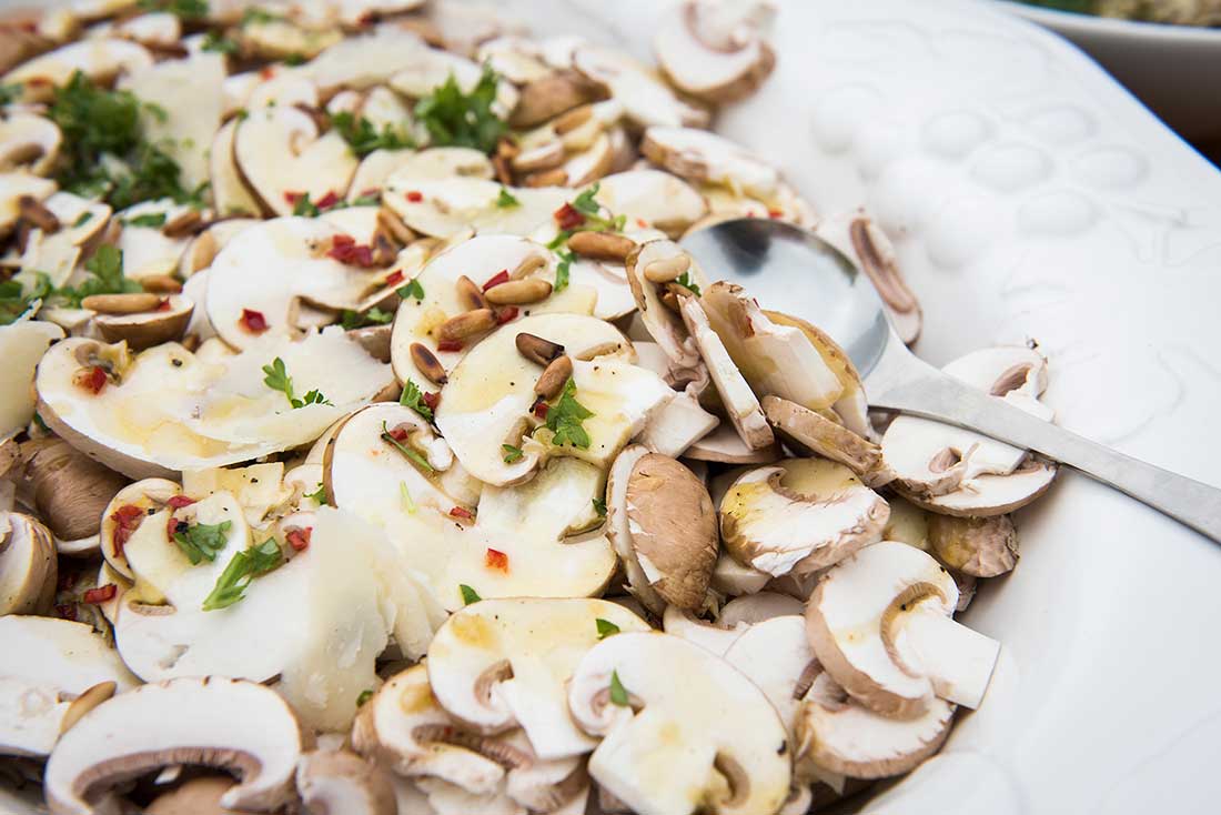Pilz-Carpaccio