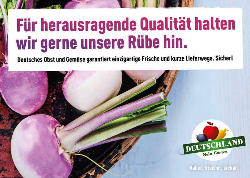 Frische Mairüben