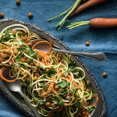 Möhren Zucchini Salat