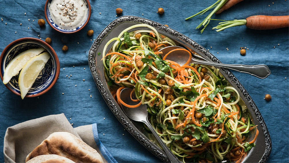 Möhren Zucchini Salat
