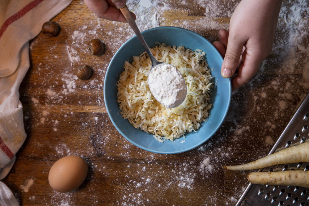 Petersilienwurzel-Pastinake-Rösti