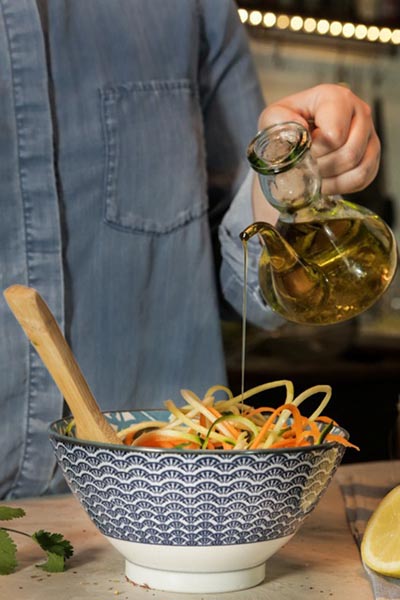 Zucchini-Möhren-Spaghetti