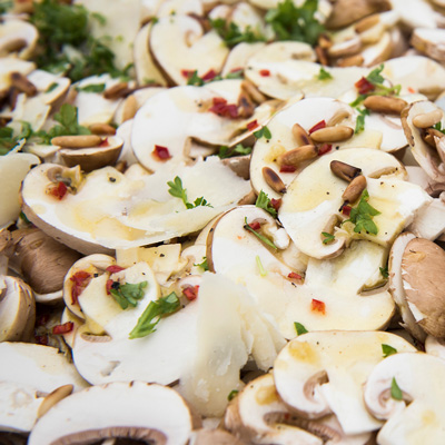 Pilz-Carpaccio