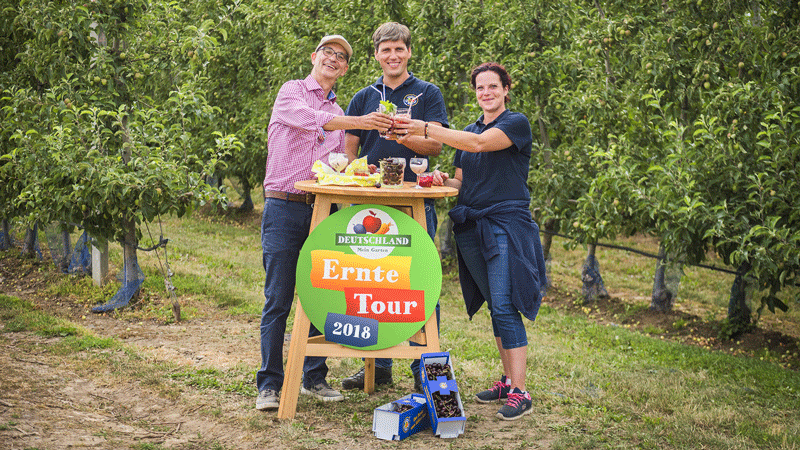 Deutsches Obst und Gemüse Erntetour Tag 1